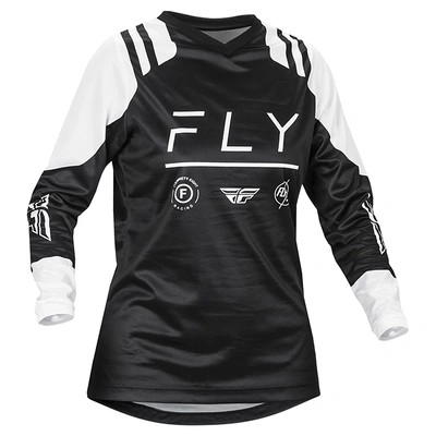 Fly Racing Ladies F-16 MX Jersey - Black/White