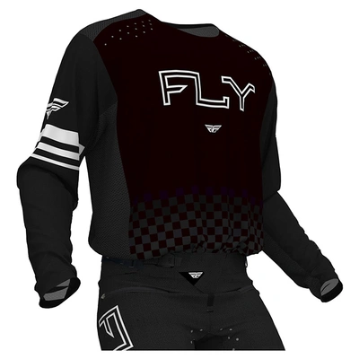 Fly Racing Youth Rayce MX Jersey - Black