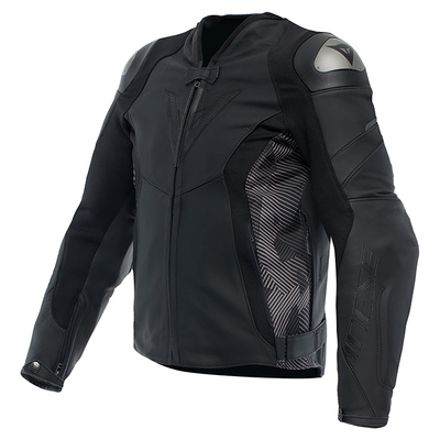 Dainese Avro 5 Leather Jacket - Black/Anthracite