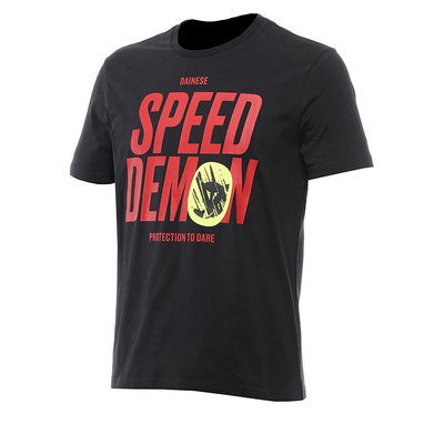 Dainese Knee Down Casual T-Shirt - Jet Black