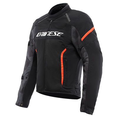 Dainese Air Frame 3 Tex Jacket - Black/Black/Fluro Red