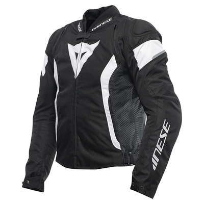 Dainese Avro 5 Tex Jacket - Black/White/Black