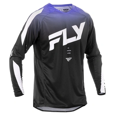 Fly Racing 2025 Evo MX Jersey - Black/White/Purple