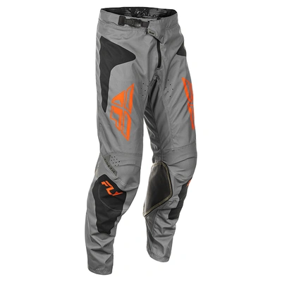 Fly Racing 2025 Kinetic Sym MX Pants - Grey/Orange/Black
