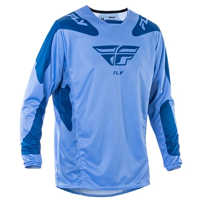 Fly Racing 2025 Kinetic Sym MX Jersey - Ultramarine/Dark Blue