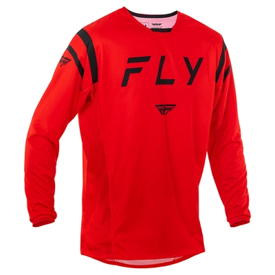 Fly Racing 2025 Kinetic Center MX Jersey - Red/Black
