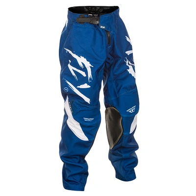 Fly Racing 2025 Youth Kinetic Stoke MX Pants - Navy/White