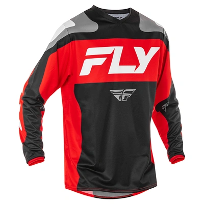 Fly Racing 2025 F-16 MX Jersey - Black/Red/White