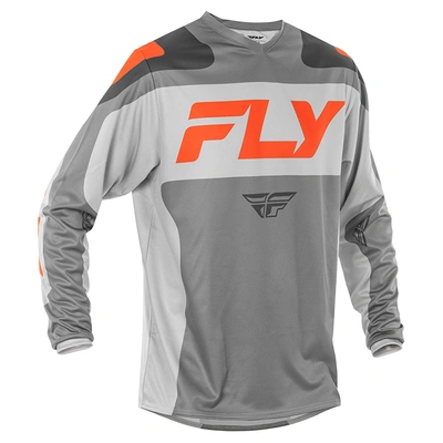 Fly Racing 2025 F-16 MX Jersey - Grey/Orange