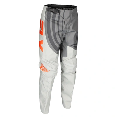 Fly Racing 2025 Youth F-16 MX Pants - Grey/Orange