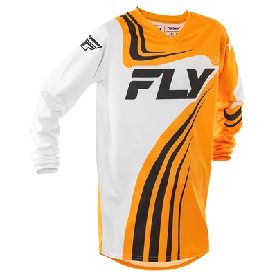 Fly Racing 2025 Youth F-16 MX Jersey - Yellow/White/Black