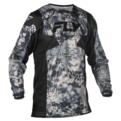 Fly Racing Patrol Kryptek MX Jersey - Grey/Black