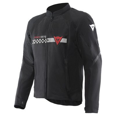 Dainese Herosphere Air Tex Jacket - Black/White/Stripes
