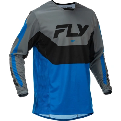 Fly Racing 2026 Kinetic MX Jersey - Blue/Grey/Black