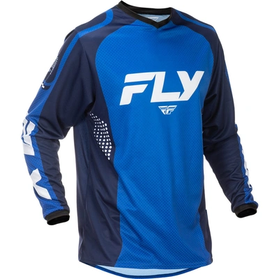 Fly Racing 2026 F-16 MX Jersey - Blue/Dark Blue/White