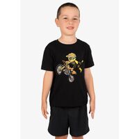 Unit Kids Hazard Black Tee
