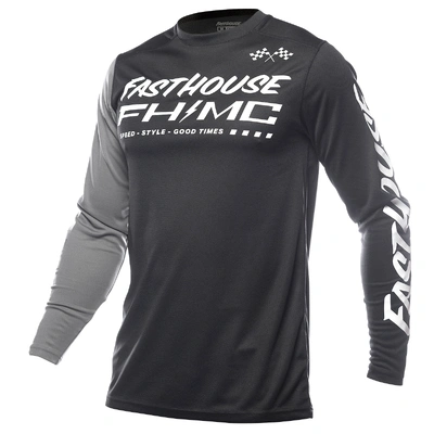 Fasthouse Carbon Method LS Jersey - Black/Grey