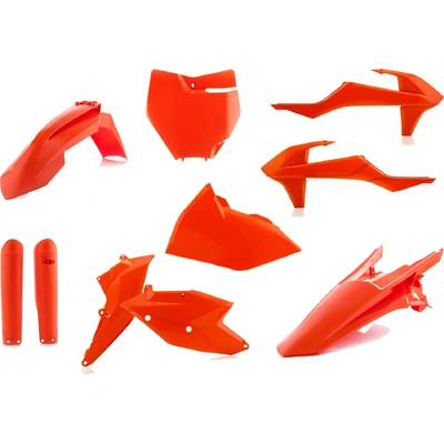 Acerbis Plastic Kit Ktm Sx Sxf 16-18 Orange