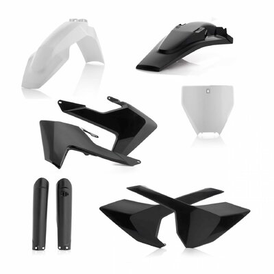 Acerbis Plastic Kit Husqvarna Tc Fc 16-18 - White/Black