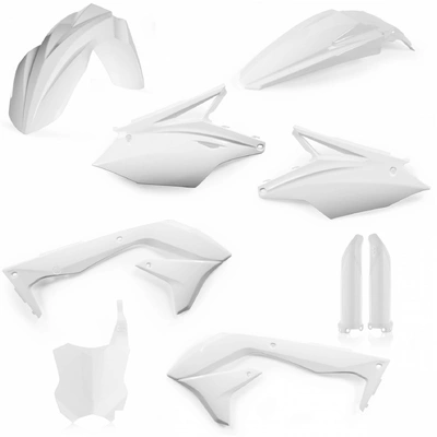 Acerbis Plastic Kit Kawasaki Kxf 450 16-18 - White