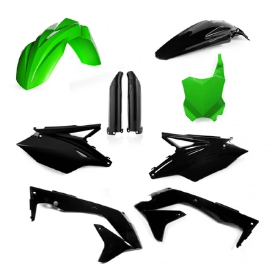 Acerbis Plastic Kit Kawasaki Kxf 450 16-18 Green Black