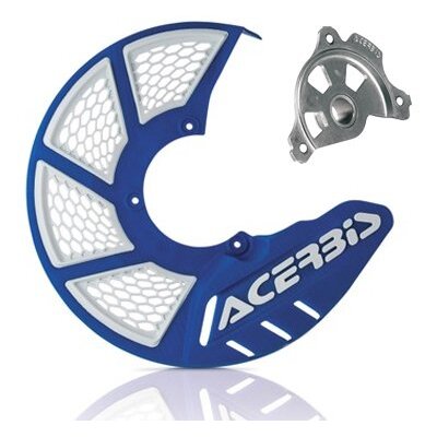 ACERBIS X-BRAKE 2.0 DISC COVER & MOUNT BLUE WHITE YAMAHA YZF 14-24
