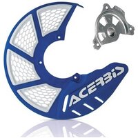 Acerbis X-Brake 2.0 Disc Cover & Mount - SUZUKI RMZ 250 450 07-24 - Blue/White