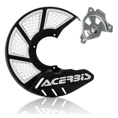 Acerbis X-Brake 2.0 Disc Cover & Mount Black White Yamaha Yzf 14-26