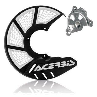 Acerbis X-Brake 2.0 Disc Cover & Mount - YAMAHA YZ 04-24 YZF 04-13 - Black/White