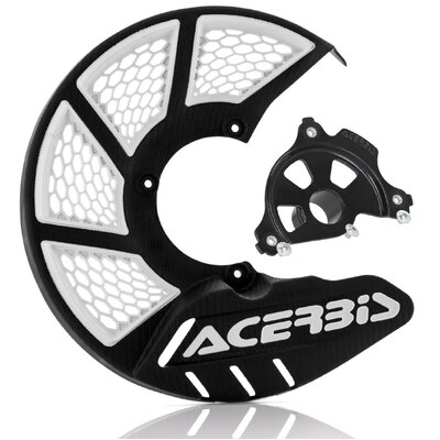 Acerbis X-Brake 2.0 Disc Cover & Black Mount - YAMAHA YZF 14-24 - Black/White