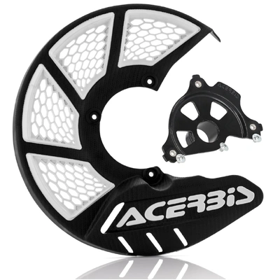ACERBIS X-BRAKE 2.0 DISC COVER & BLK MOUNT BLACK WHITE SUZUKI RMZ 250 450 07-26