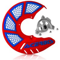 Acerbis X-Brake 2.0 Disc Cover & Mount - RED BLUE YAMAHA YZF 14-24 - Red/Blue