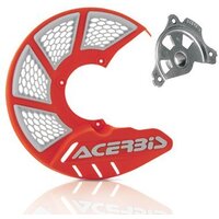 Acerbis X-Brake Mini Disc Cover & Mount - SX TC MC 85 09-23 - Orange/White