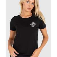 Unit Ride On Ladies Tee - Black
