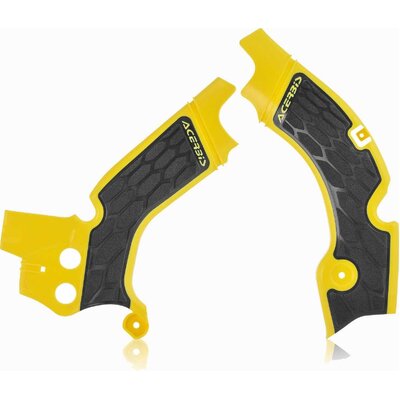 ACERBIS X-GRIP FRAME GUARDS RMZ 450 08-17 YELLOW-BLACK