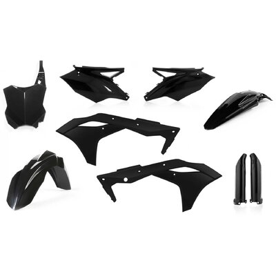 ACERBIS PLASTIC KIT KAWASAKI KXF 250 17-20 BLACK