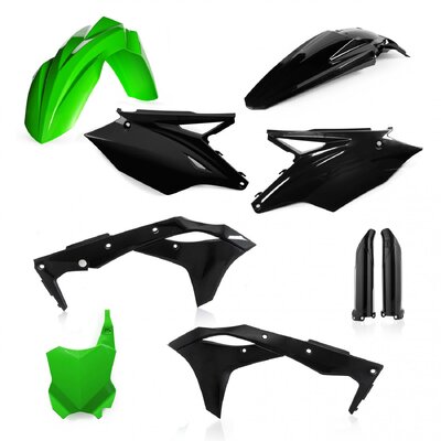 ACERBIS PLASTIC KIT KAWASAKI KXF 250 17-20 GREEN BLACK