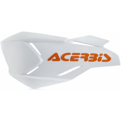 ACERBIS HANDGUARDS X-FACTORY SPOILERS WHITE ORANGE