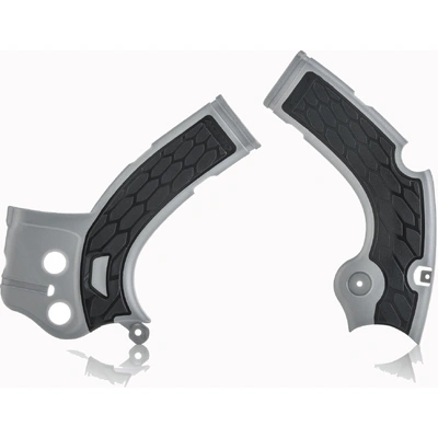 Acerbis X-Grip Frame Guards Yzf Wrf 250 17-19 Yzf Wrf 450 16-18 Silver-Black
