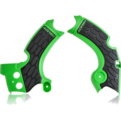 ACERBIS X-GRIP FRAME GUARDS KXF 250 15-20 GREEN-BLACK