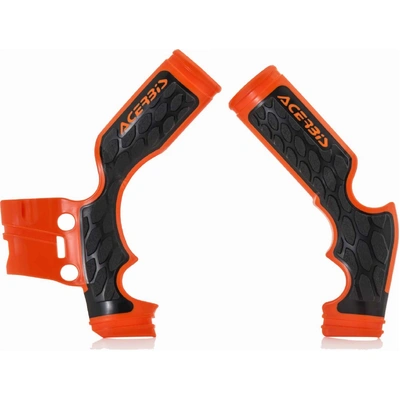 Acerbis X-Grip Frame Guards Ktm Sx 65 14-23 Orange-Black