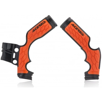 Acerbis X-Grip Frame Guards Ktm Sx 65 14-23 Black-Orange