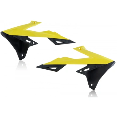 Acerbis Radiator Shrouds Rmz 250 19-26 450 18-26 Yellow Black