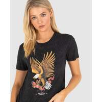 Unit Freedom Ladies Tee - Vintage Black