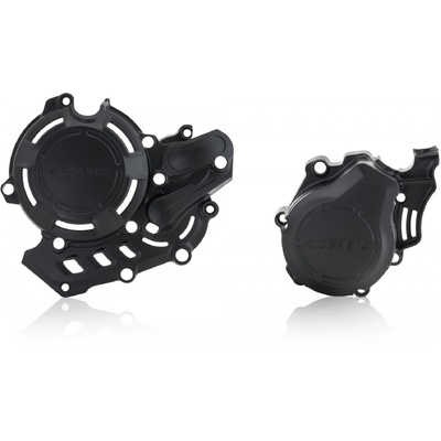 ACERBIS X-POWER ENGINE PROTECTORS SXF FC 450 EXCF FE 450 500 501 BLACK