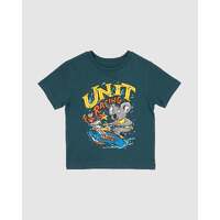 Unit Splash Kids Tee - Dark Teal