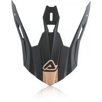 Acerbis Helmet Visor Steel Carbon Gold - Black/Gold