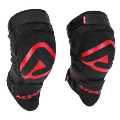 Acerbis Knee Guard Soft Adult - Black/Red