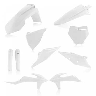 Acerbis Plastic Kit Ktm Sx Sxf 19-22 White