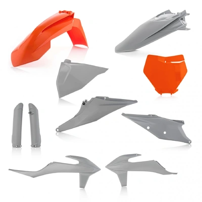 Acerbis Plastic Kit Ktm Sx Sxf 19-22 Hawk Factory - Grey
